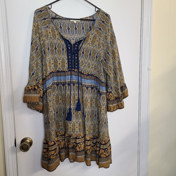Umgee Dresses & Skirts - Umgee + Tunic Top Bobo Flowy Comfy